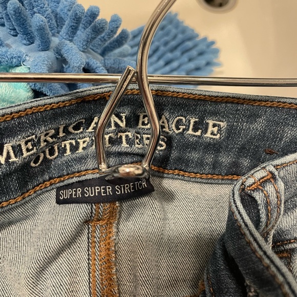 AMERICAN EAGLE | super super stretch cropped jegging  size 4 - Picture 5 of 8